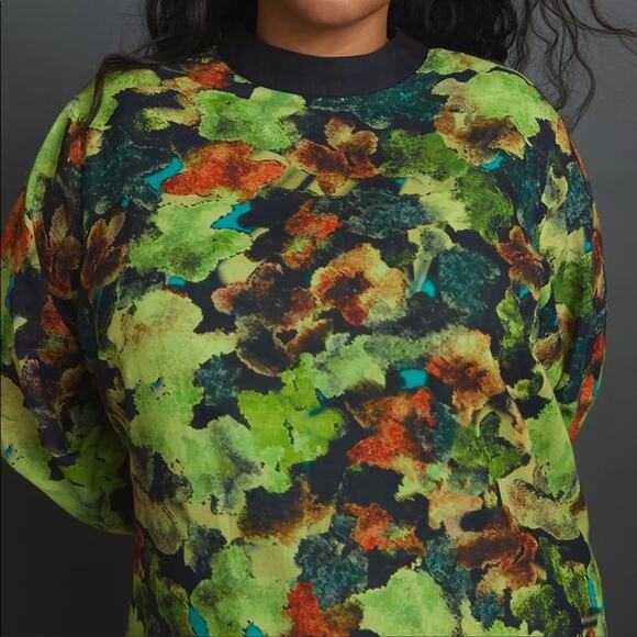 SAMANT CHAUHAN for ANTHROPOLOGIE Raquela Floral Maxi Dress Size Large - Picture 2 of 7